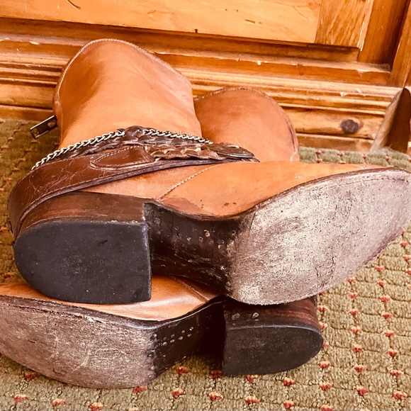 Freebird by Steven Breck Boot size 8 brown cognac - Picture 5 of 6